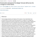 Downscaled subseasonal fire danger forecast skill across the contiguous United States
