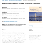 Reconstructing an Epidemic Outbreak Using Steiner Connectivity