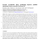 Dynamic precipitation phase partitioning improves modeled simulations of snow across the Northwest US