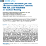 Agentic AI With Orchestrator-Agent Trust: A Modular Visual Classification Framework With Trust-Aware Orchestration and RAG-Based Reasoning