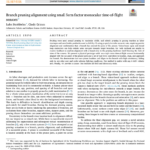 Branch pruning alignment using small form factor monocular time-of-flight sensors