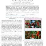 Abscission Joint Localization During Robotic Fruit Harvesting using Force Sensing