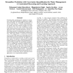 Streamflow Prediction with Uncertainty Quantification for Water Management: A Constrained Reasoning and Learning Approach